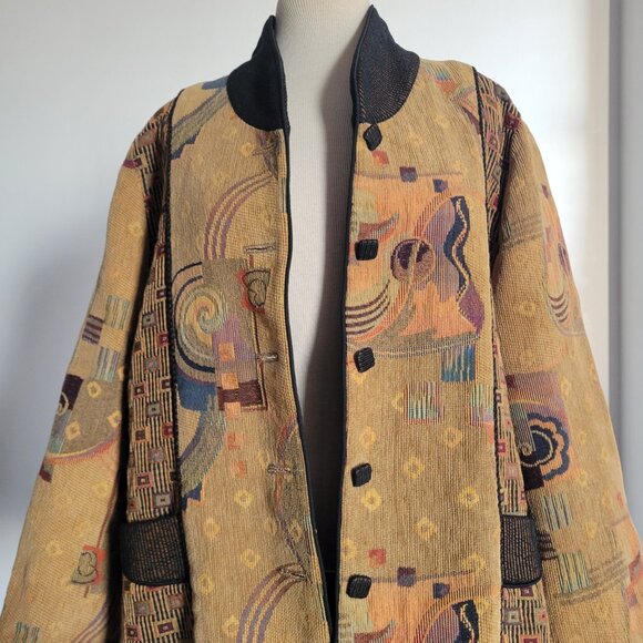 Mary Lynn O'Shea Women’s Handmade Jacquard Jacket (Size: Large) - Picture 5 of 14